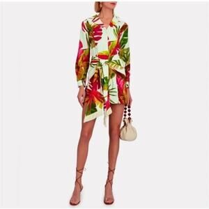 Farm Rio Spring Forest Mini Dress M